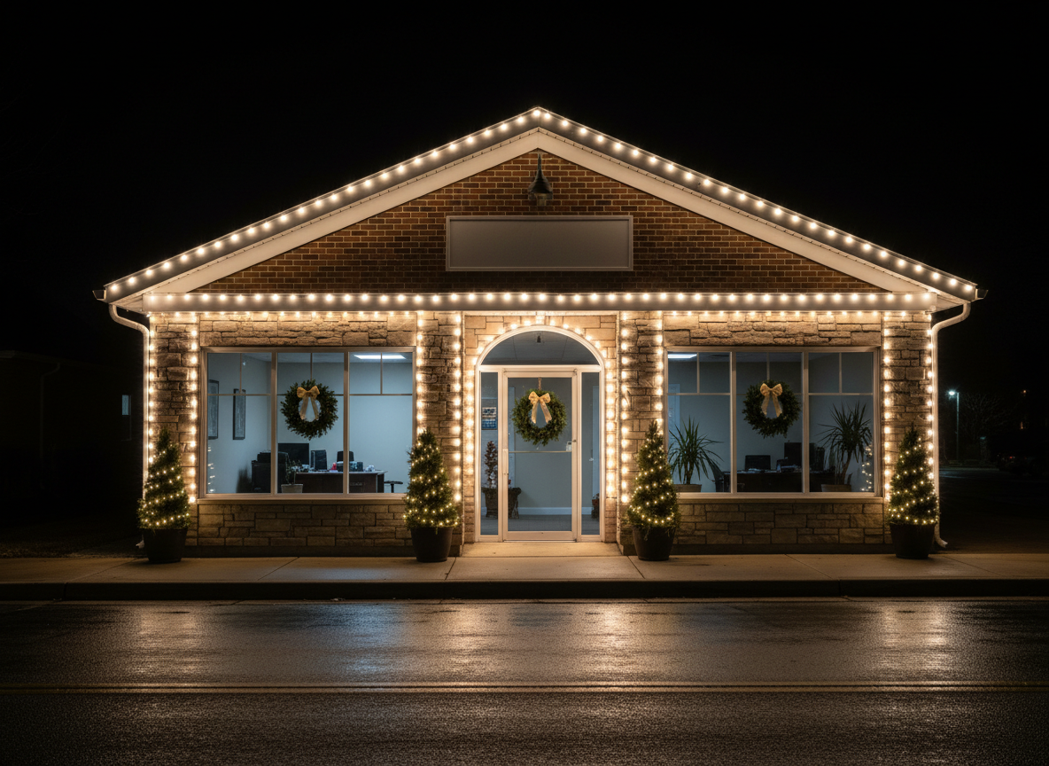 Commercial Christmas lighting inspiration