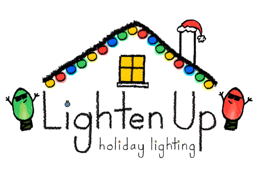 Lighten Up holiday lighting logo
